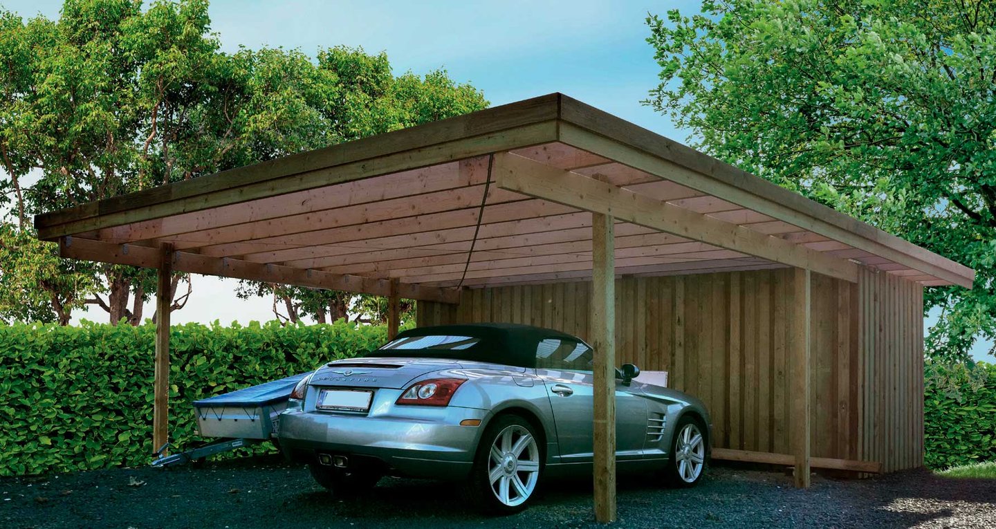 Quick-Byg carport fra Fog