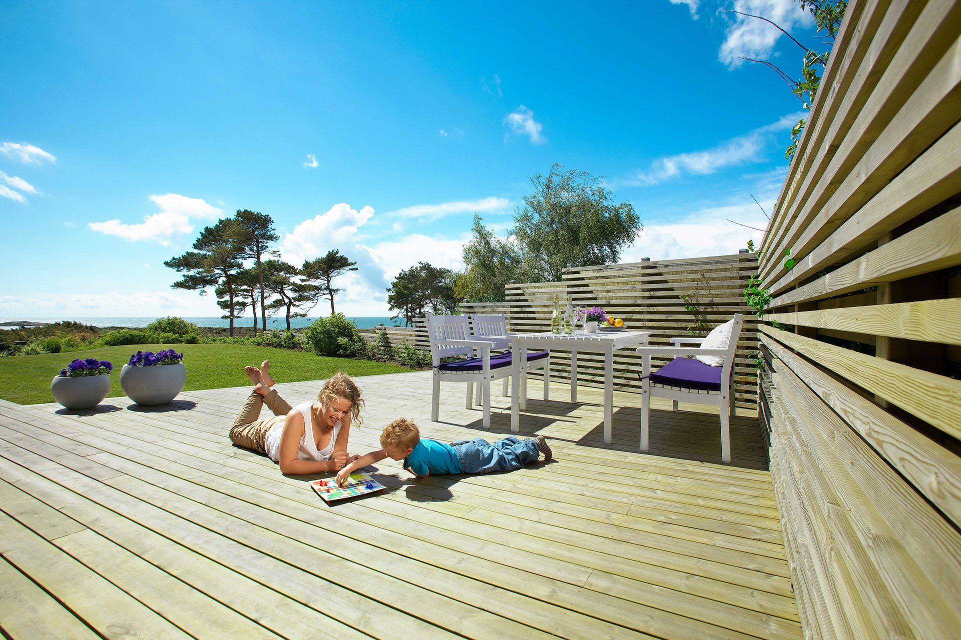 Trykimprægneret træterrasse