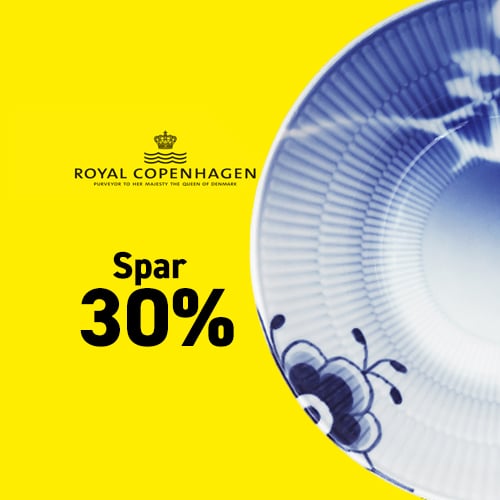 Spar 30% på Royal Copenhagen