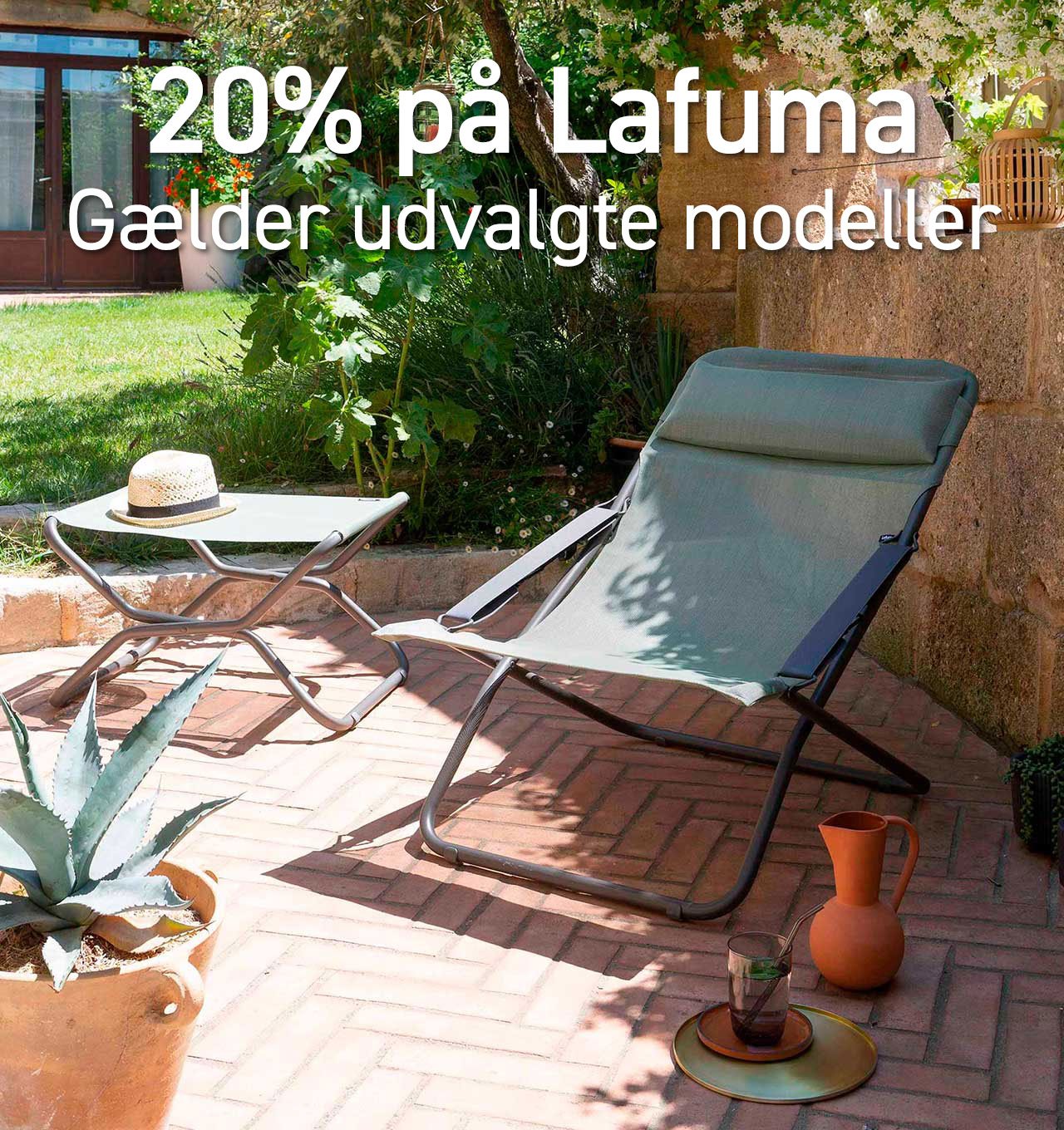 Spar 20% på Lafuma havemøbler