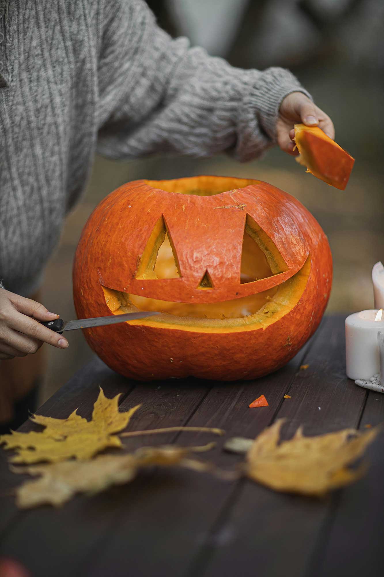 Halloween: guide til græskarudskæring