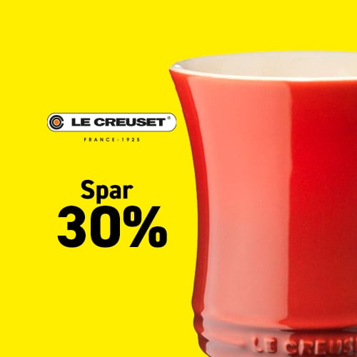 Spar 30% på Le Creuset