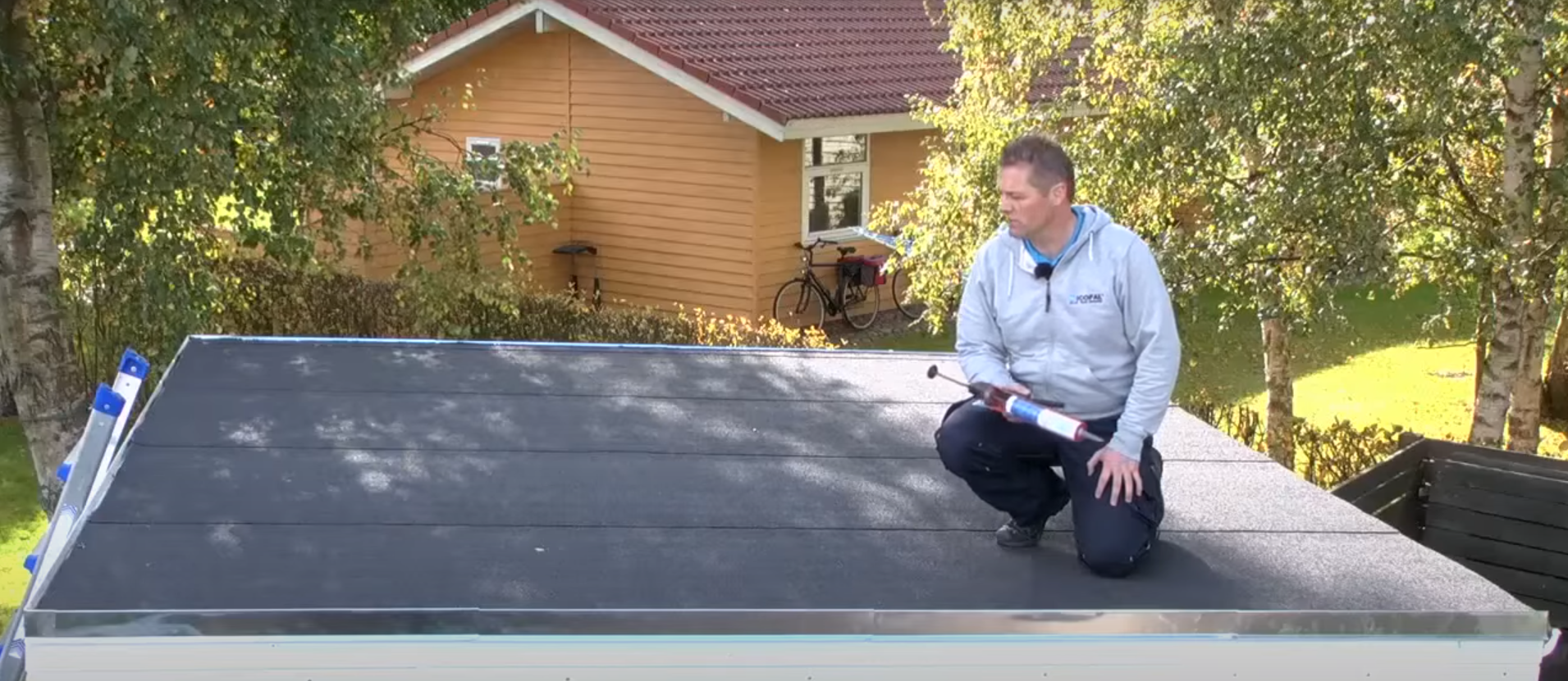 Videoguide: Sådan lægger du dit eget tag med tagpap